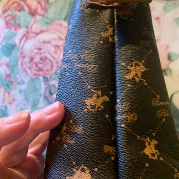 NWT Beverly Hills Polo Club Black and Brown Crossbody Bag - Picture 5 of 8